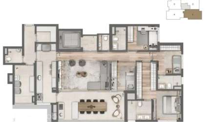 Apartamento com 4 quartos à venda na Rua João Ramalho, 1177, Perdizes, São Paulo por R$ 3.042.999