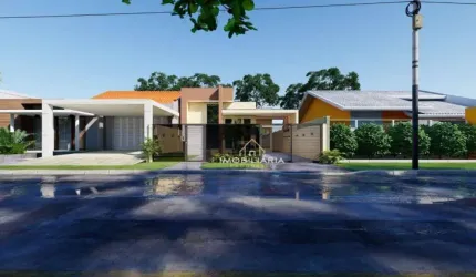 Casa com 3 dormitórios à venda, 80 m² por R$ 520.000,00 - Iguaçu - Fazenda Rio Grande/PR