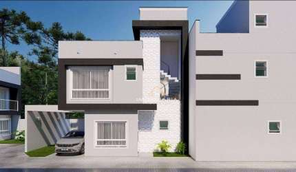 Sobrado com 3 dormitórios à venda, 120 m² por R$ 720.000,00 - Uberaba - Curitiba/PR