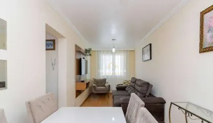 Apartamento com 2 dormitórios para alugar, 55 m² por R$ 2.536,81/mês - Bacacheri - Curitiba/PR