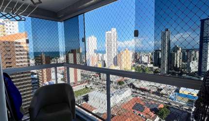 Apartamento com Vista Mar em  Manaíra com 4 quartos. 95m