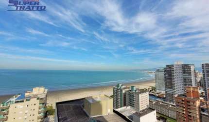 Apartamento com 3 dormitórios à venda, 130 m² por R$ 1.700.000,00 - Canto do Forte - Praia Grande/SP