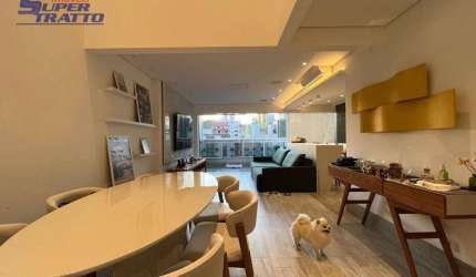 Apartamento Duplex com 2 dormitórios à venda, 110 m² por R$ 1.390.000,00 - Canto do Forte - Praia Grande/SP