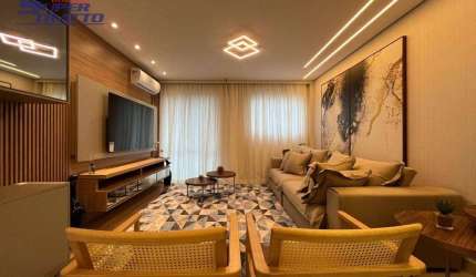 Apartamento com 4 dormitórios à venda, 182 m² por R$ 2.300.000,00 - Canto do Forte - Praia Grande/SP