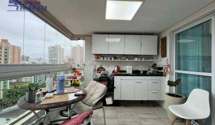 Apartamento com 3 dormitórios à venda, 120 m² por R$ 800.000,00 - Canto do Forte - Praia Grande/SP