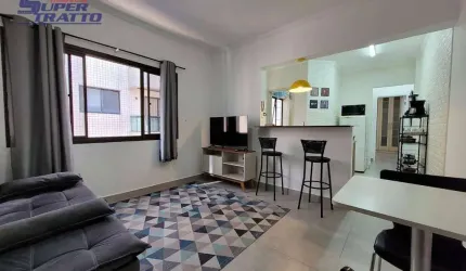 Apartamento com 1 dormitório à venda, 45 m² por R$ 265.000,00 - Vila Guilhermina - Praia Grande/SP