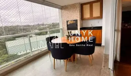 Apartamento a venda com varanda gourmet e 3 suítes em condomínio clube