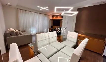 Apartamento mobiliado para locação com 3 dormitórios