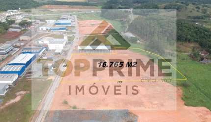 LINDA ÁREA EM LOTEAMENTO INDUSTRIAL MARGENS DA BR 101 ARAQUARI SC