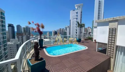 Cobertura Duplex com vista mar em Balneário Camboriú