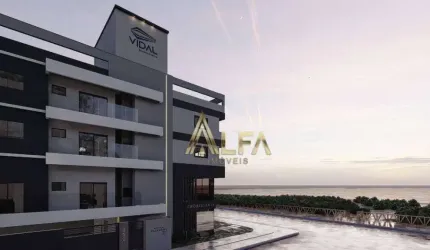 Apartamento frente mar com 2 suítes à venda,  por R$ 680.000 - Centro - Navegantes/SC