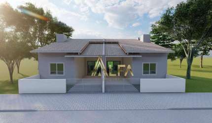 Casa com 1 Suíte + 1 dormitório dormitórios à venda, 66 m² por R$ 440.000 - Nossa Senhora de Fatima - Penha/SC