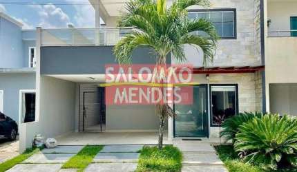 Vendo excelente casa em dois pavimentos, 4 suítes e 2V, Cond. Jardim Espanha.