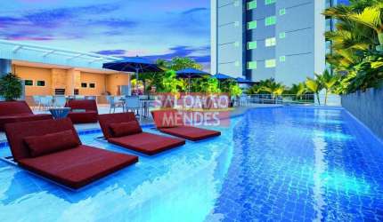 Maravilhoso apartamento de 106m², varanda gourmet, área de lazer completa.