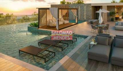 Apartamento luxuoso, frente Baia no Umarizal - Lançamento