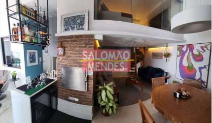 Apartamento com mezanino para locação Frente baia, Luxo no Umarizal