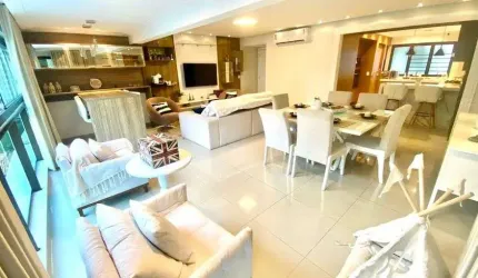 Belíssimo apartamento em Alphaville 1 142 m 3 suítes Varanda gourmet