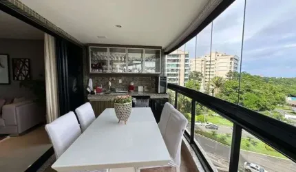 Alphaville 1 Excelente apartamento com 3 quartos suite varanda