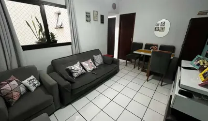 Apartamento à venda, 1 quarto, 1 vaga, Vila São Jorge - São Vicente/SP