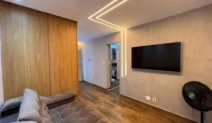 Flat à venda, 1 quarto, 1 vaga, Centro - São Vicente/SP