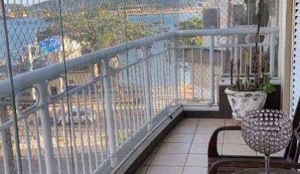 Apartamento à venda, 3 quartos, 3 suítes, 3 vagas, PONTA DA PRAIA - Santos/SP
