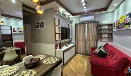 Apartamento à venda, 2 quartos, 1 vaga, Areia Branca - Santos/SP