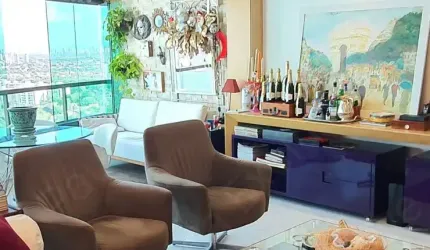 apartamento 196m2 com 3 suites 3 vagas soltas em Poço