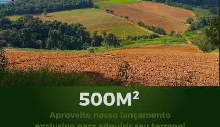 Terrenos a 500m do asfalto com lazer e segurança em Ibiúna!