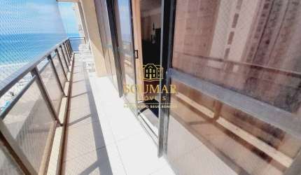 Amplo apartamento 3 suítes com vista mar -Pitangueiras- Guarujá.SP