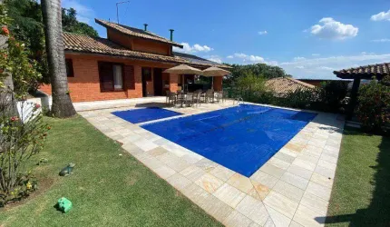 Casa com 6 dormitórios, 385 m² - venda por R$ 2.400.000,00 ou aluguel por R$ 18.200,00/mês - Marambaia - Vinhedo/SP