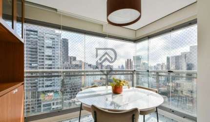 Apartamento Z Pinheiros andar alto vista livre porteira fechada