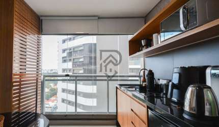 Apartamento decorado Pinheiros andar alto vista livre