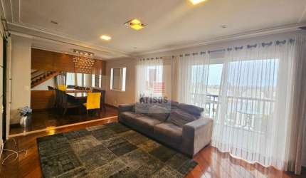 Cobertura Exclusiva na Vila São Francisco - 220m² 3 Suítes, Terraço com Piscina e Espaço Gourmet!