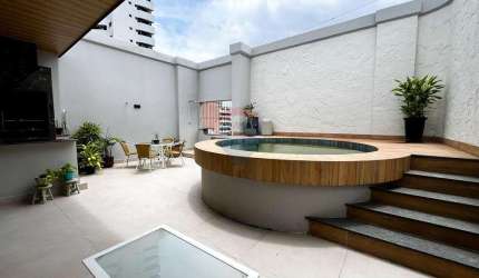 Ed. Luiz Porciúncula, Apto. Duplex, Cobertura com Piscina Privativa, com 4/4, sendo 2 suítes e 2 vagas de garagem, PET, Batista Campos