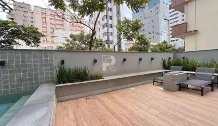 Apartamento com área privativa à venda no Santo Agostinho – 2 quartos, 2 suítes, 2 vagas – 110 m²