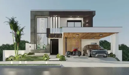 Sobrado à venda de 257,63m² | 03 dormitórios, sendo suítes e 02 vagas de garagem | Condomínio Reserva Aruanã - Bairro da Floresta | São José dos Campos |