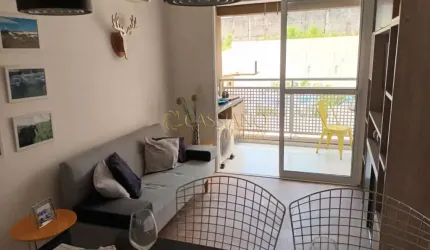 Apartamento mobiliado para locação de 37m² | 01 dormitório, 01 banheiro e 01 vaga de garagem | Condomínio Imotion São José - Centro | São José dos Campos |