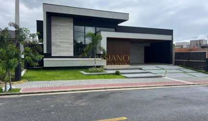 Casa térrea à venda de 243m² | 04 dormitórios, sendo suítes e 04 vagas de garagem | Condomínio Vivant - Urbanova | São José dos Campos |