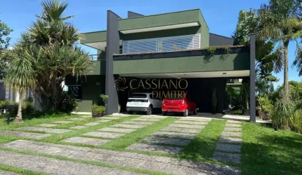 Casa à venda de 515m² | 05 dormitórios, sendo 04 suítes e 09 vagas de garagem | Condomínio Mirante do Vale - Jacareí |