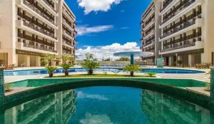 - Aportunidade apartamento 01 quarto, 52m2, Venice park, park sul, mobiliado, ótima localização, área de lazer completa, condomínio fechado alto padrão