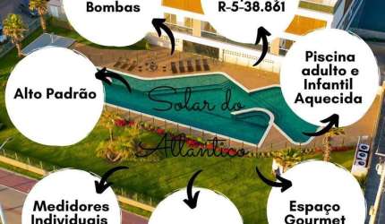 'Limited edition' - Maravilhoso Apartamento Mobilhado Frente MAR!!!