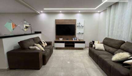 Sobrado com 3 dormitórios à venda, 199 m² por R$ 980.000 - Alves Dias - São Bernardo do Campo/SP