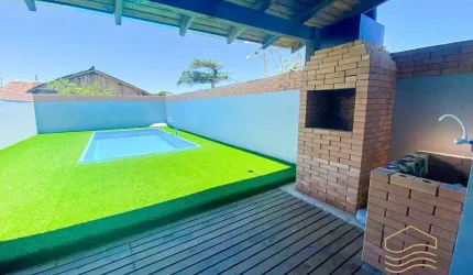 Casa com suíte AVERBADA , 400m do mar em Baln. Barra do Sul - Salinas