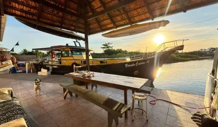 Casa fundos lagoa - Balneário Barra do sul, Centro