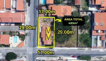 Casa Duplex com 3 quartos à venda, 193 m² por R$ 669.000 - Cidade dos Funcionários - Fortaleza/CE