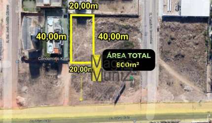 Terreno amplo à venda, 800 m² por R$ 790.000 - Praia do Futuro - Fortaleza/CE