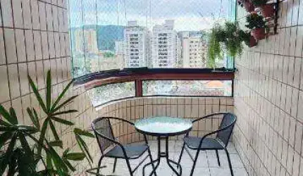 Apartamento à venda, 3 quartos, 1 suíte, 1 vaga, PONTA DA PRAIA - Santos/SP