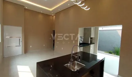 Casa Nova de 130m² com Suíte e Área Gourmet em Terreno de 200m² - Jardim Gerotto, Mirassol-SP