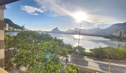 Apto Reformado na Lagoa com vista total