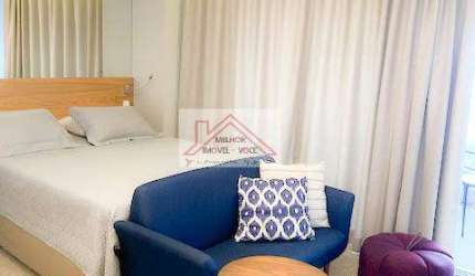 APARTAMENTO MOBILIADO PARA LOCAÇÃO NO BROOKLIN 1 QUARTO 1 VAGA.